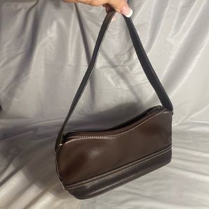 VINTAGE BROWN TOMMY HILFIGER SHOULDER BAG
